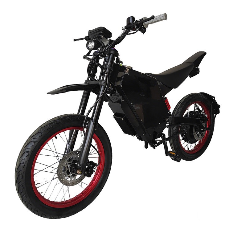SS30 72V 15000 Watt Electric Mountain Bike 19 Inch Street Tires Ebike